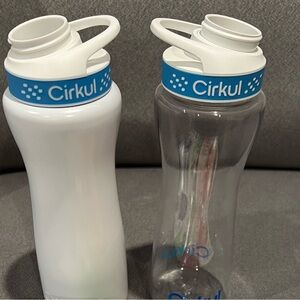 Cirkul Stainless Steel and Plastic Water Bottles Set